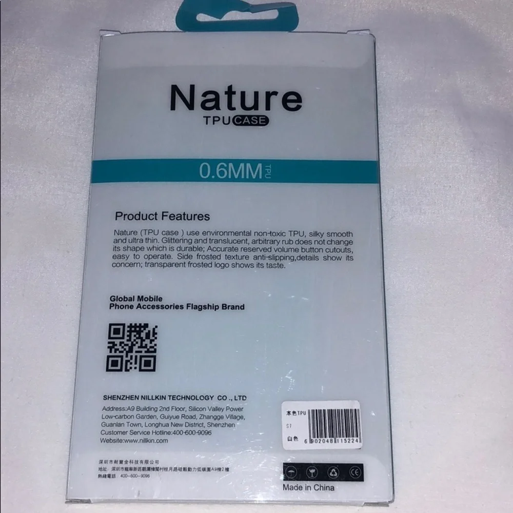 New Samsung Galaxy S7 Clear Cell Phone Case